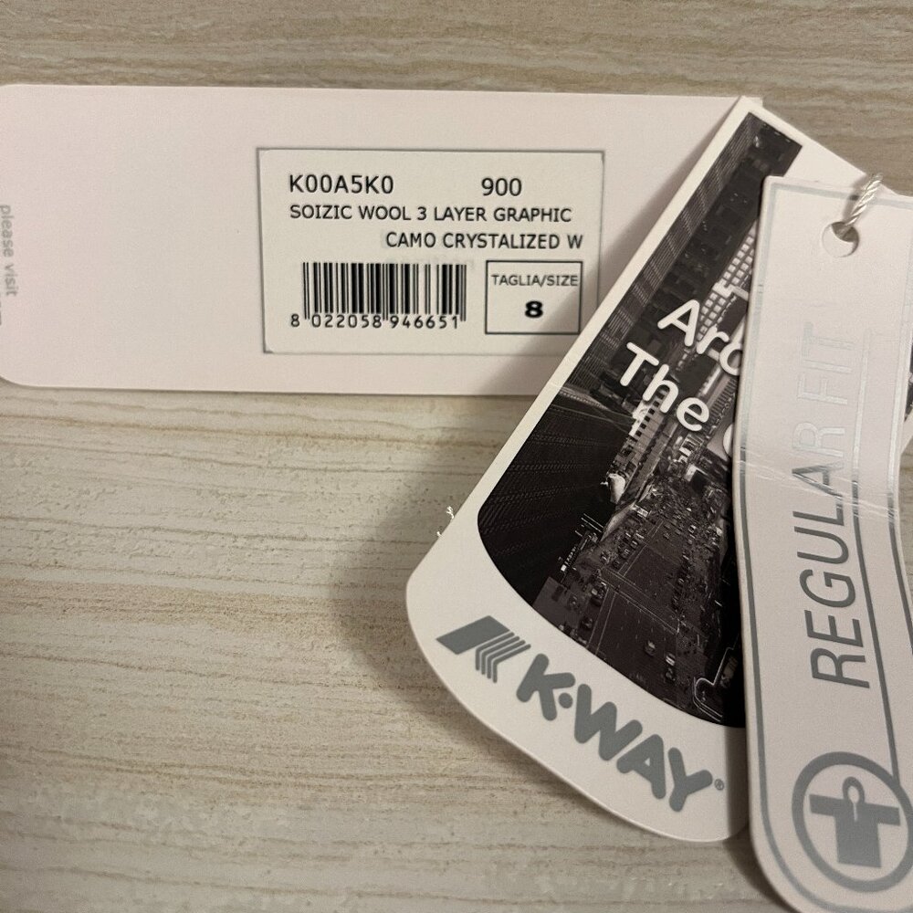 K-way Wool Blend Jacket RARE! - Picture 2 of 8
